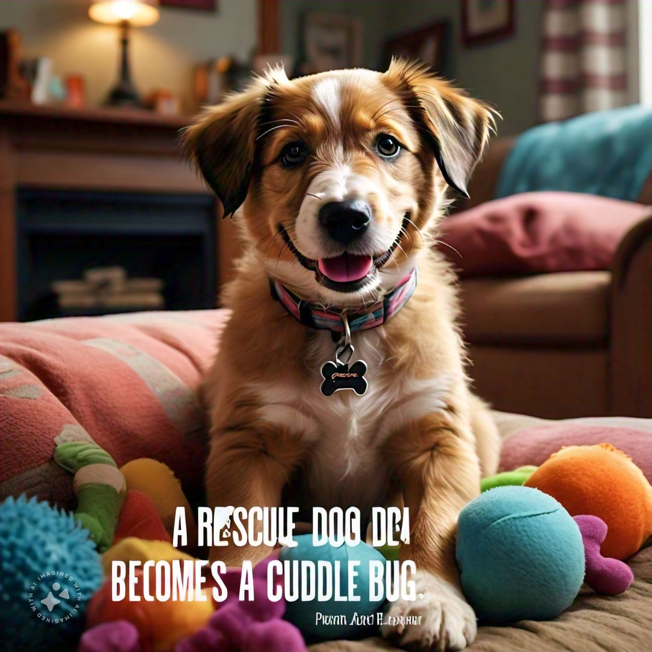 A RESCUE DOG BECOMES A CUDDLE BUG. - Petglimpse.com